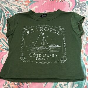 Urban Outfitters Green St. Tropez Kids Tee